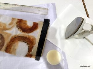 fer de voyage pour collage à l'encaustique ou cire chaude