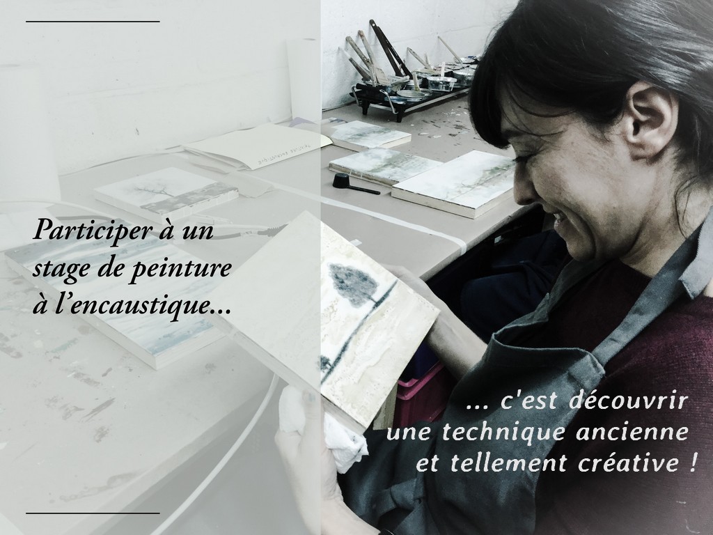 Participez à un stage pour découvrir la peinture à l'encaustique