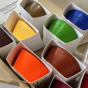 Couleurs à l'encaustique