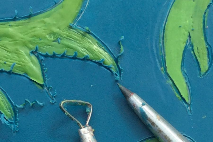 Outils pour graver l’encaustique Outils pour graver l'encaustique